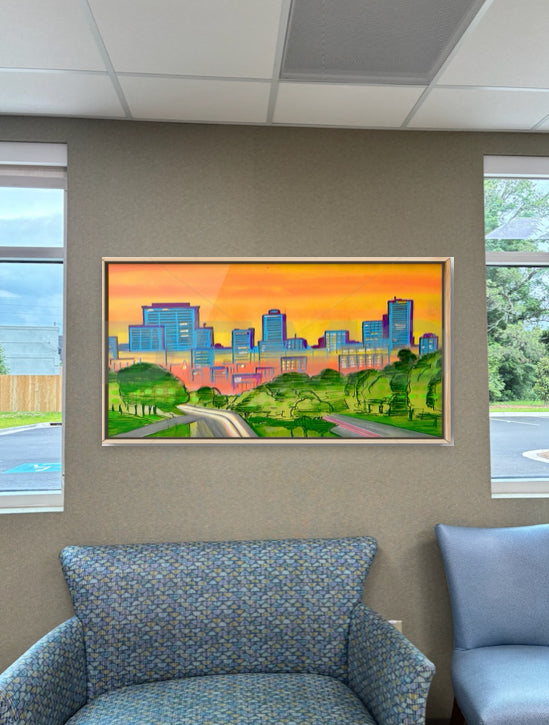 Lexington Pediatrics Pop Art Lobby Series of 4 (framing and installation included)