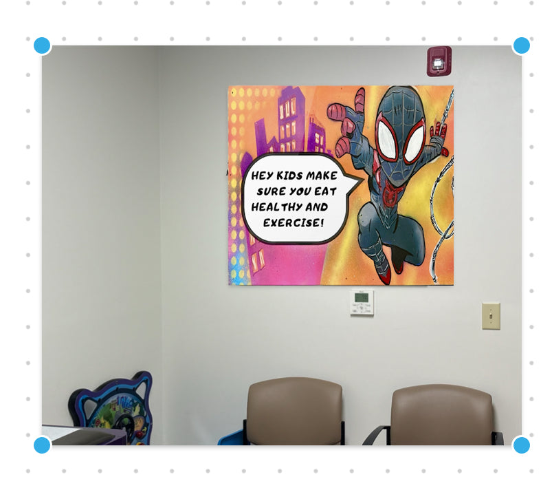 Lexington Medical Pediatricians Office Brandon Emery’s exam room wall art series