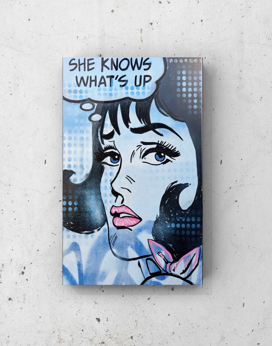 She knows what’s up…