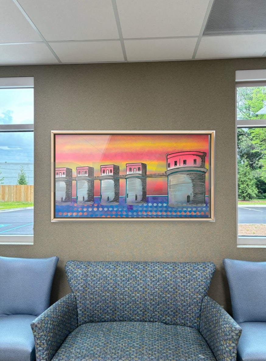 Lexington Pediatrics Pop Art Lobby Series of 4                 (framing and installation included)