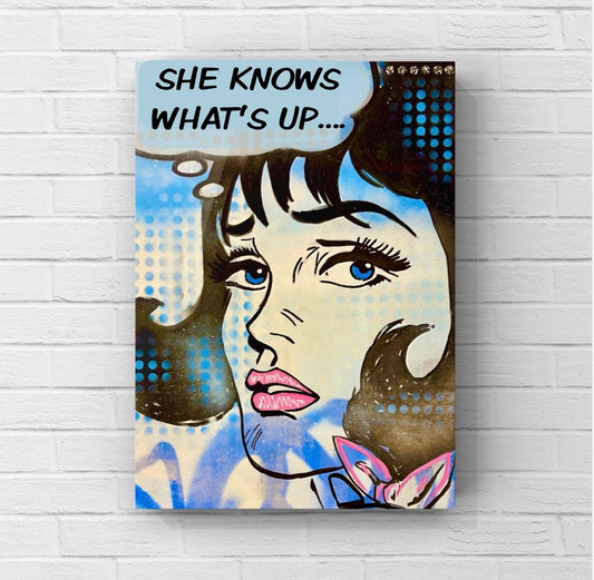 She knows what’s up…