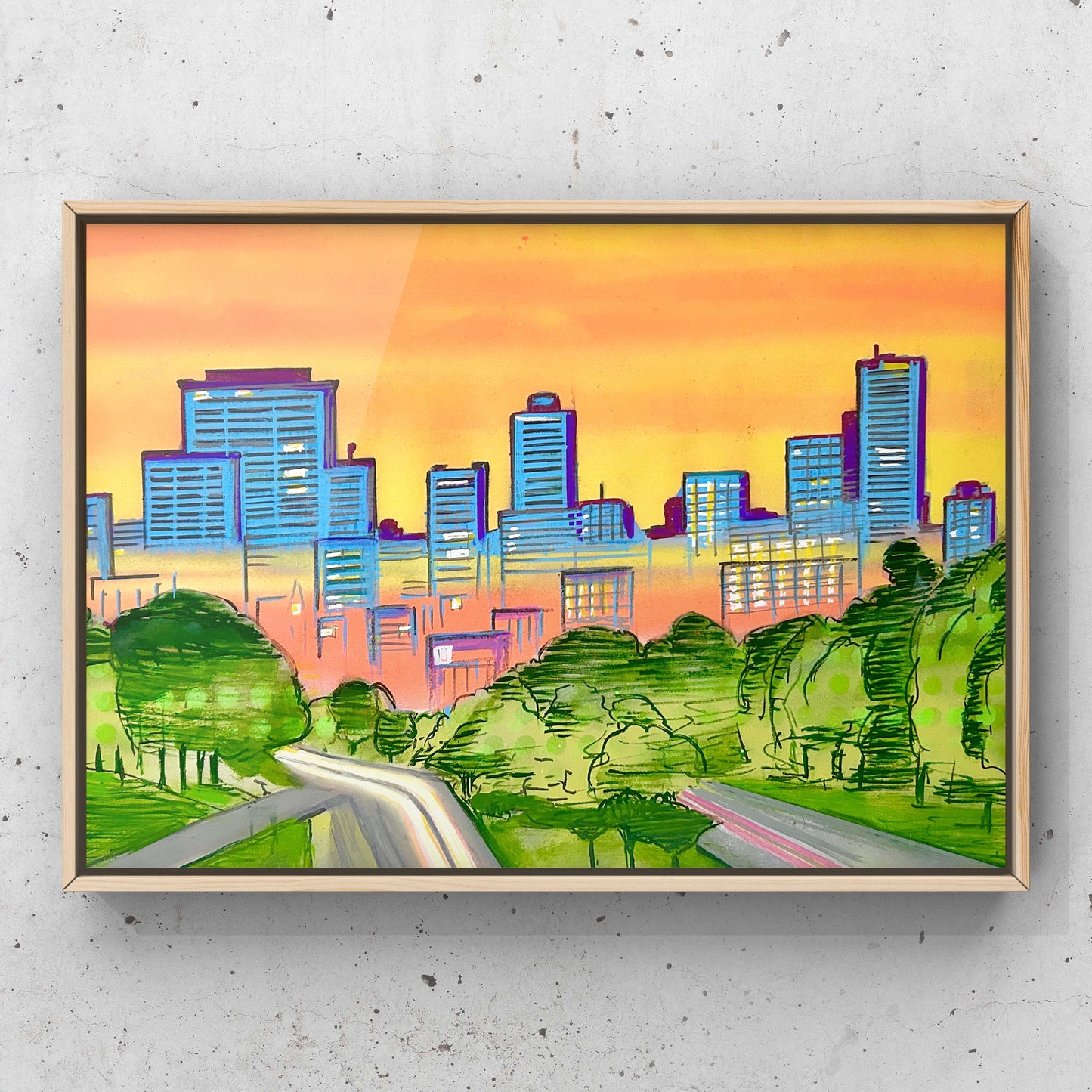 Lexington Pediatrics Pop Art Lobby Series of 4                 (framing and installation included)