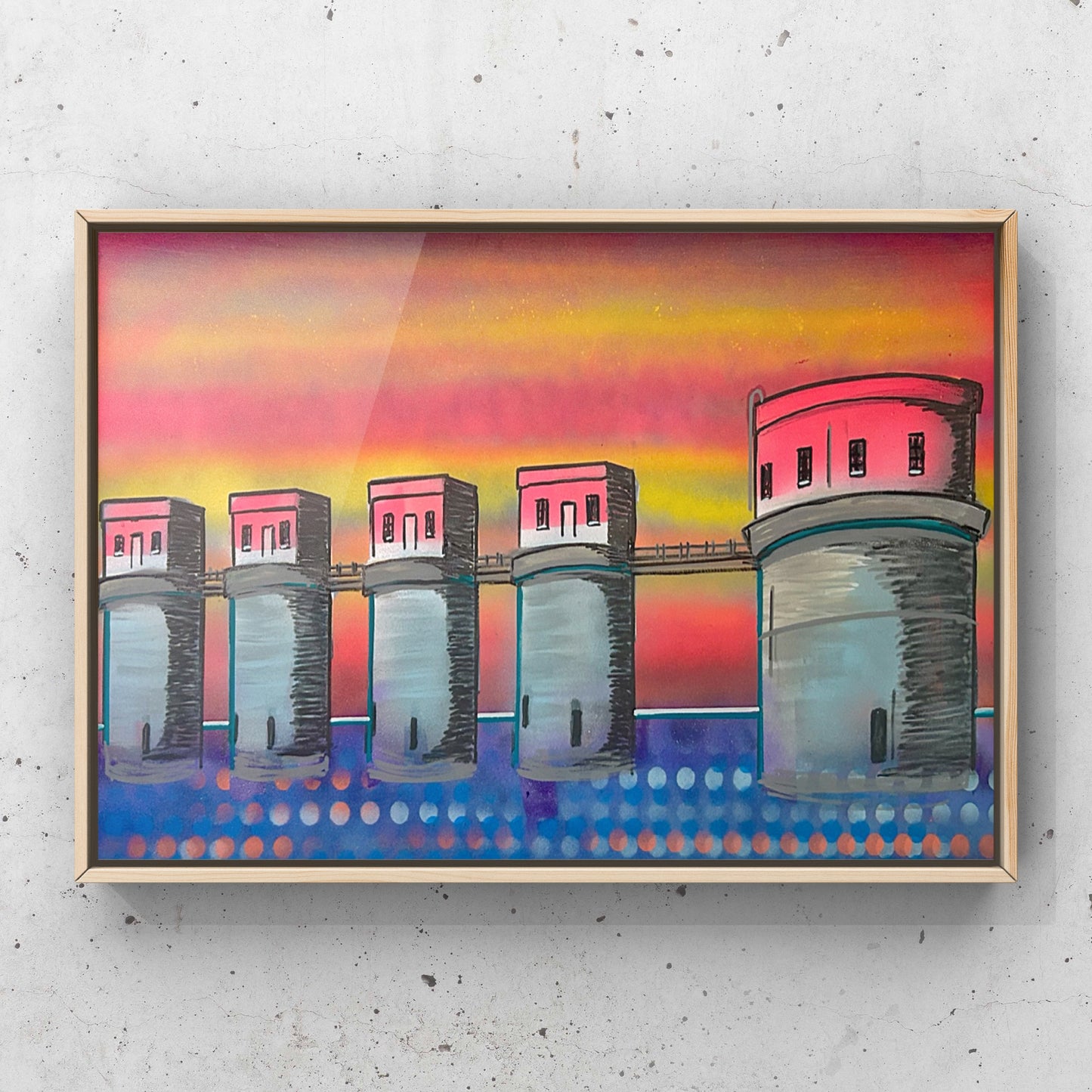 Lexington Pediatrics Pop Art Lobby Series of 4                 (framing and installation included)