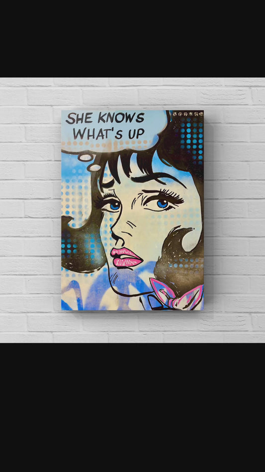 She knows what’s up…